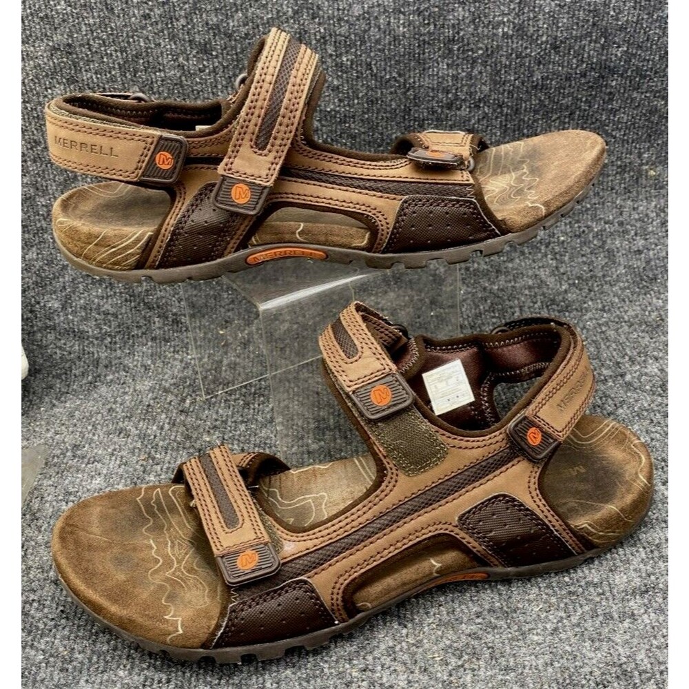 : Merrell Air Cushion Sandals Men's Size 13 Dark Earth Potters Clay J276753C